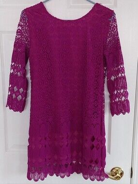 🎀🌷Beautiful  Crochet Lace Dress